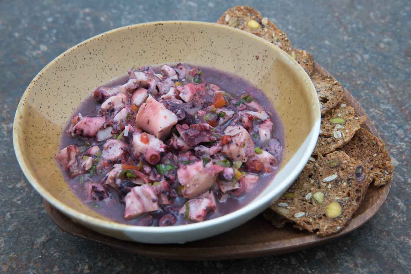 Ceviche de pulpo