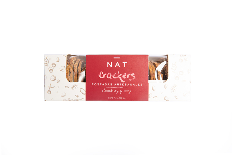 NAT CRACKERS CRANBEERRY Y NUEZ