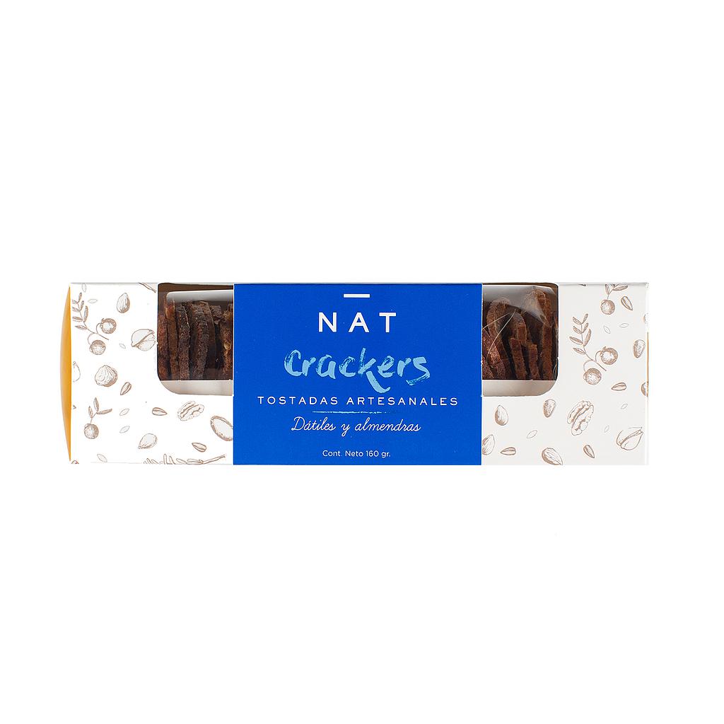 NAT CRACKERS DATILES Y ALMENDRAS
